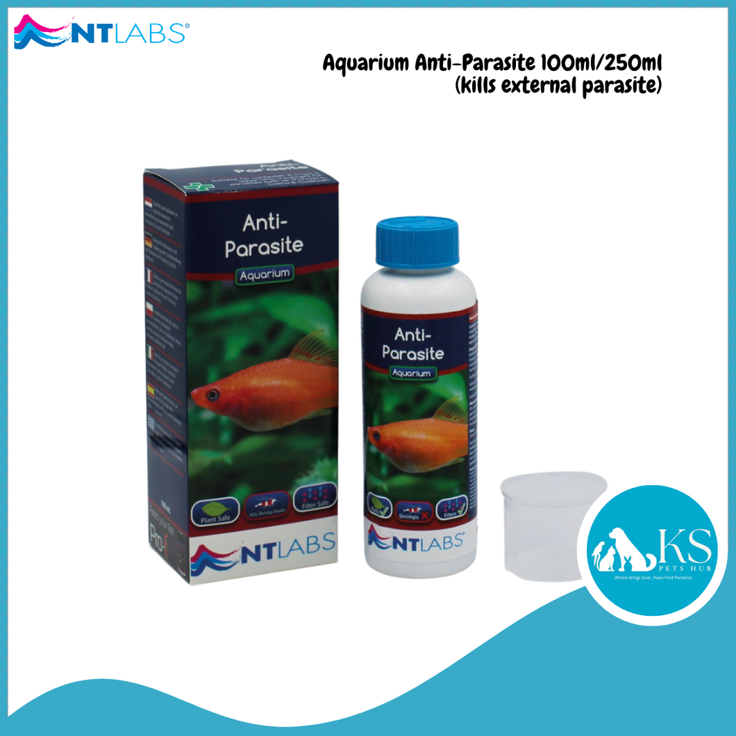 NT LABS Aquarium Anti-Parasite 100ml/250ml (kills external parasite) Fish & Aquatic