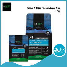 Load image into Gallery viewer, Nutripe Essence Australian Salmon and Ocean Fish with Green Tripe 200g / 1.8kg Dog Feed