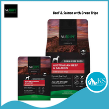 Load image into Gallery viewer, Nutripe Essence Australian Beef and Salmon with Green Tripe Dog Feed