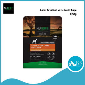Nutripe Essence Australian Lamb and Salmon with Green Tripe 1.8kg Dog Feed