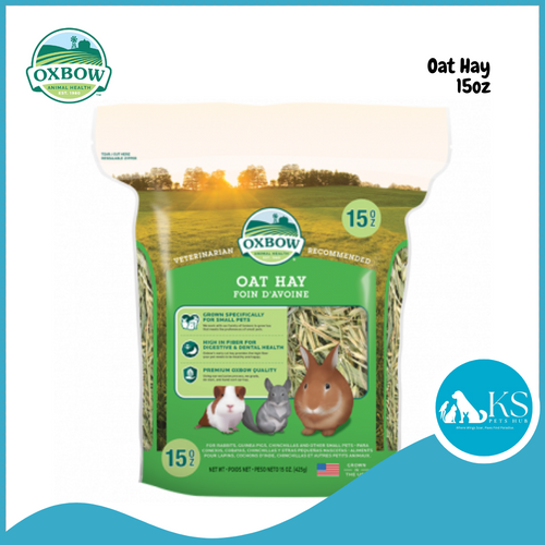 Oxbow Oat Hay 15oz For Small Animal Feed