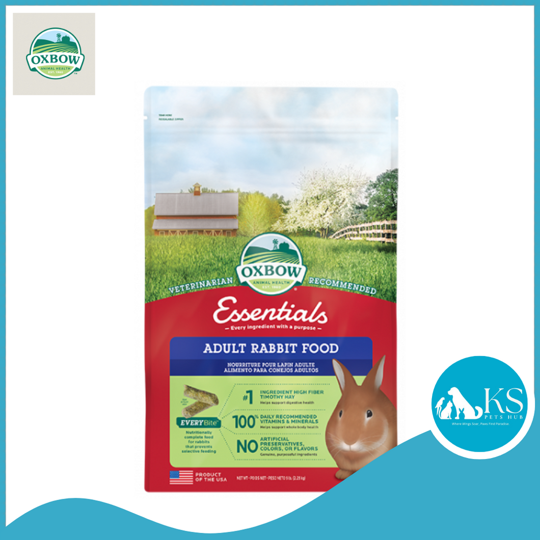 Oxbow Essentials - Adult Rabbit Food 5lb / 10lb
