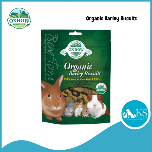 Oxbow Organic Barley Biscuits Small Animal Feed