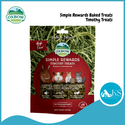 Oxbow Simple Rewards Timothy Treats Small Animal Feed