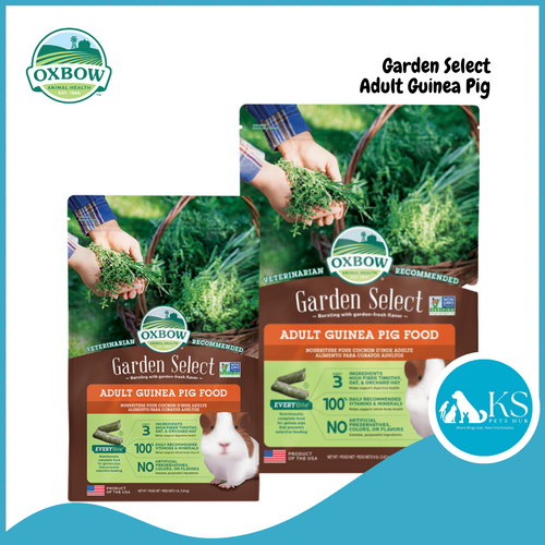 Oxbow Garden Select Adult Guinea Pig Food 4lb/8lb Small Animals Feed