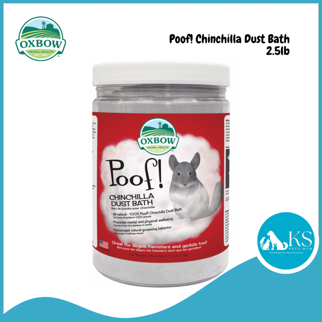 Oxbow Poof! Chinchilla Dust Bath 2.5lb