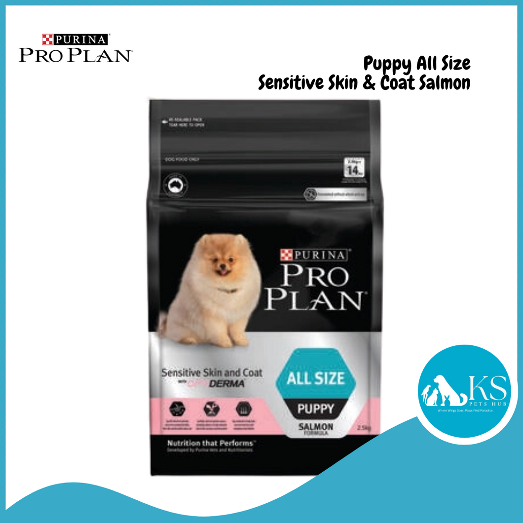 Purina Pro Plan Puppy All Size Sensitive Skin & Coat Salmon 2.5kg - Dry Dog Food