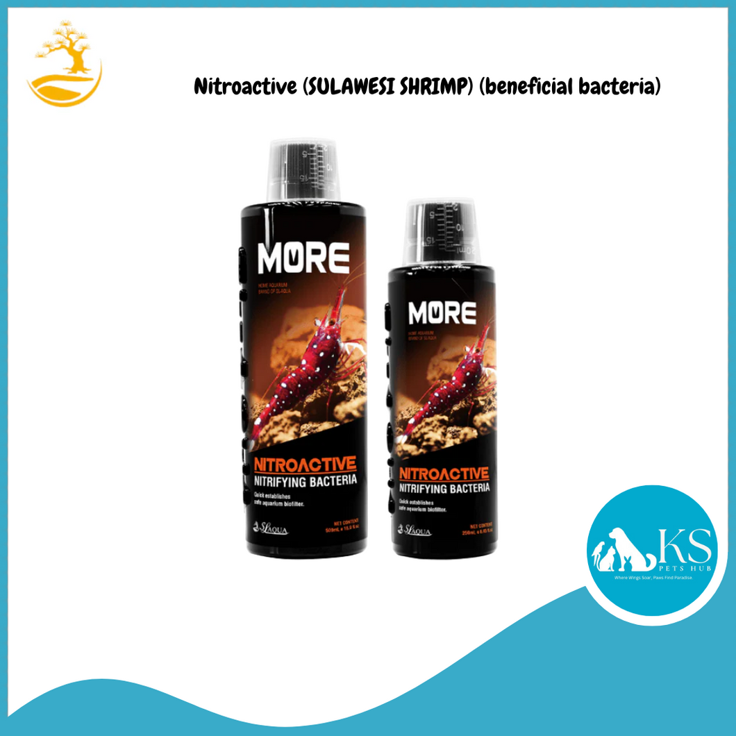SL Aqua Nitroactive (SULAWESI SHRIMP) (beneficial bacteria) 250ml / 500ml Fish & Aquatic