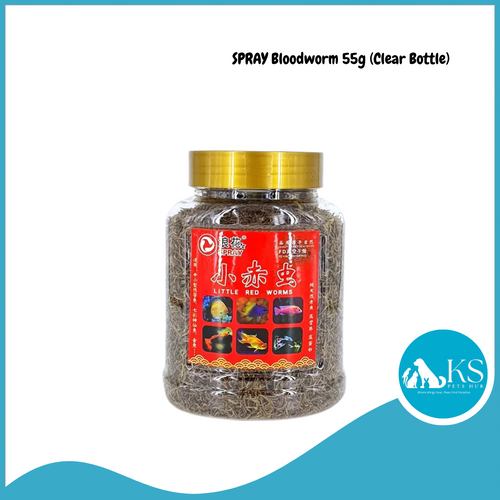 SPRAY Bloodworm 55g (Clear Bottle) Fish & Aquatic