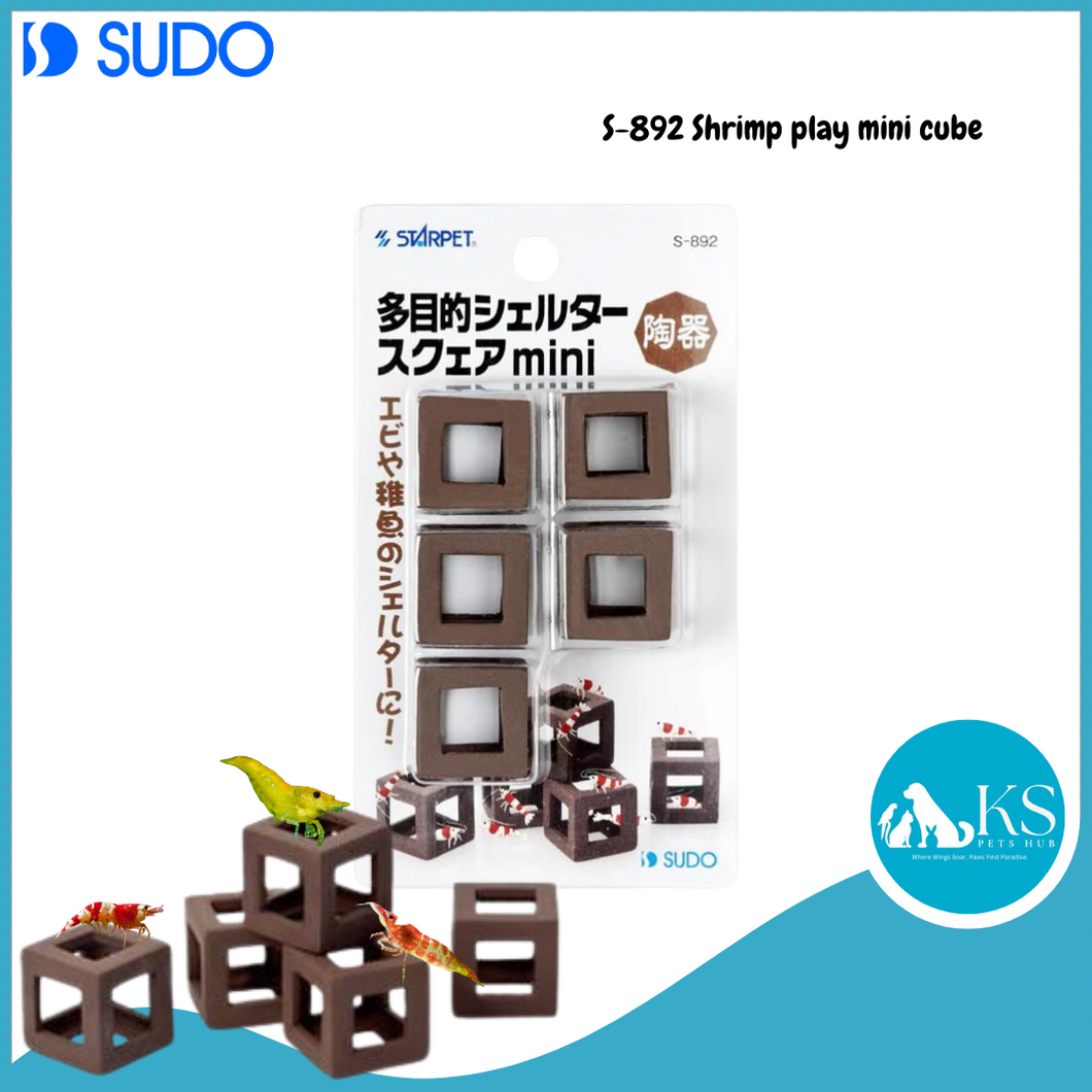 SUDO S-892 Shrimp Play Mini Cube Fish & Aquatic
