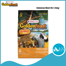 Load image into Gallery viewer, [Exp: 7/10/26 (mm/dd/yy)] Versele-Laga GoldenFeast Indonesian Blend Parrot &amp; Macaw 3lb Bird Food