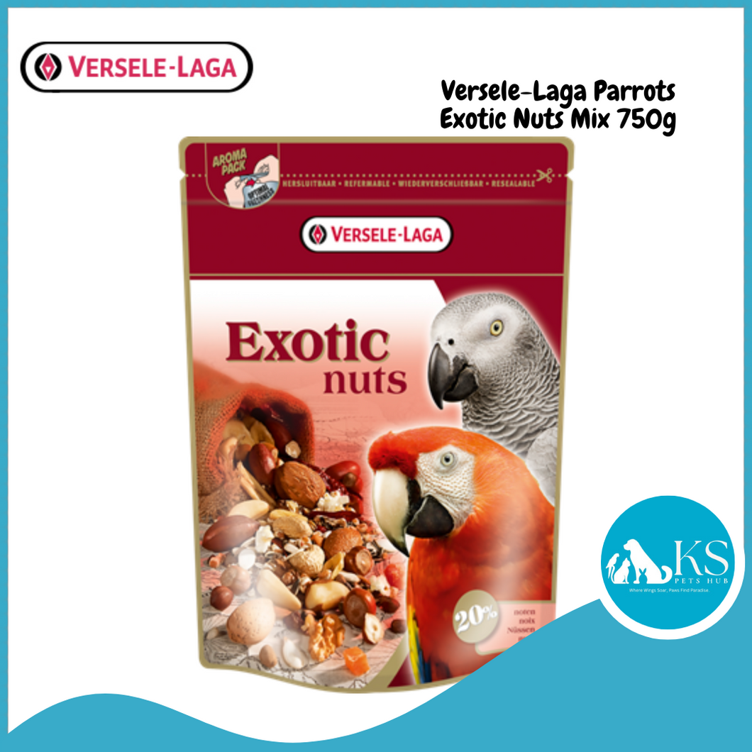 Versele-Laga Birds Parrots Exotic Nuts Mix 750g