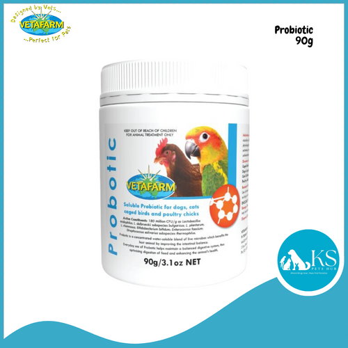 Vetafarm Avian Probiotic For Birds 90g