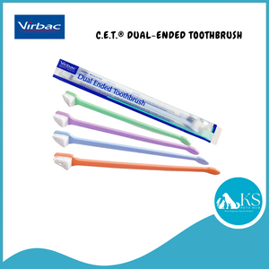 Virbac C.E.T.® Brand Dual-Ended Toothbrush For Cats & Dogs