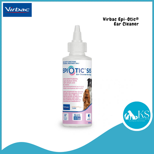 Virbac EPI-OTIC® ear cleaner for dogs and cats 120ml