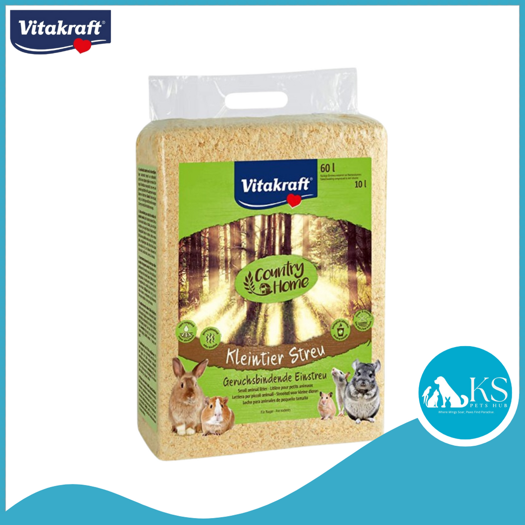 Vitakraft Comfort Classic Wood Shaving 15L / 60L Small Animal Bedding