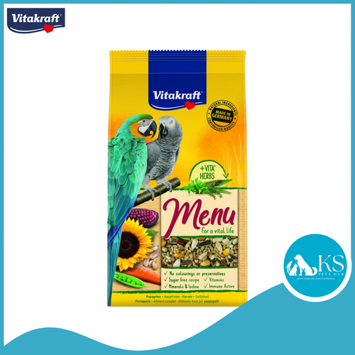 Vitakraft Birds Menu Parrot 1kg Bird Feed