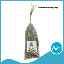 Load image into Gallery viewer, [WOLA Millet Spray] World Of Living Animals Yellow / Red Seeds 200g Bird Treats