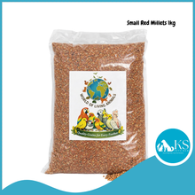 Load image into Gallery viewer, [WOLA SMALL Red Millets] World of Living Animals Bird Food 1kg — Natural Daily Feed for Parrots, Finches &amp; Lovebirds