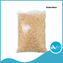 Load image into Gallery viewer, KSPH Fine &amp; Medium Broken Corn / Maize Bits – Fresh, Clean &amp; Ready for Feeding 1kg / 3kg Chicken Bird Feed