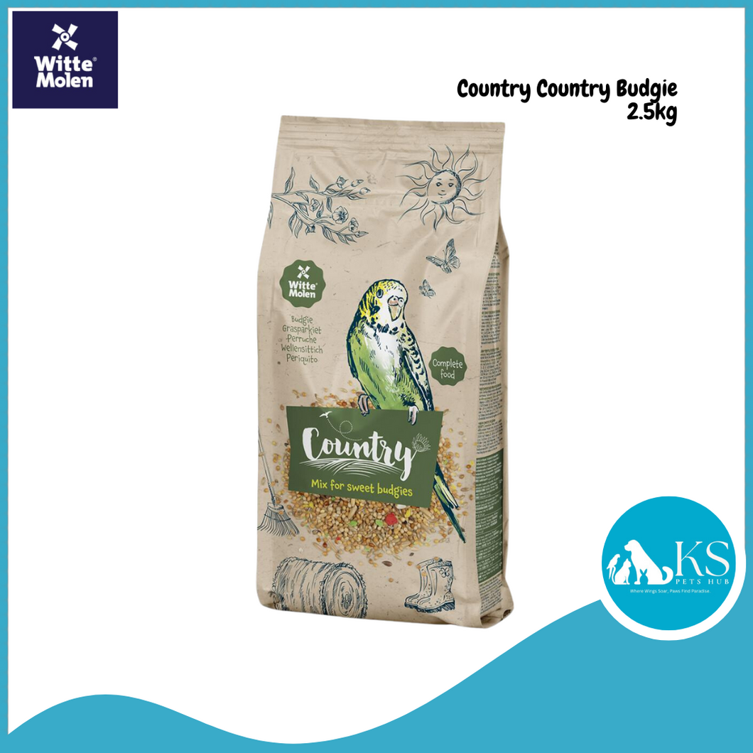 Witte Molen Country Budgie 600g/2.5kg Parrot Bird Feed