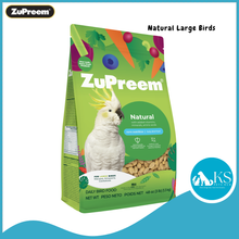 Load image into Gallery viewer, Zupreem Natural Large Birds 3lb Bird Food