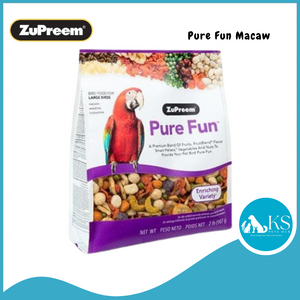 Zupreem Pure Fun Small / Medium / Parrot / Macaw Bird Feed