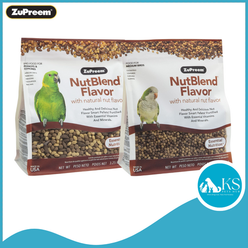 Zupreem Nut Blend Medium 2lb / Parrot 3.25lb Bird Feed