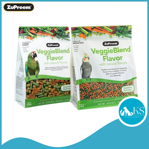 Zupreem Veggie Blend Medium / Parrot 3.25lb Bird Feed