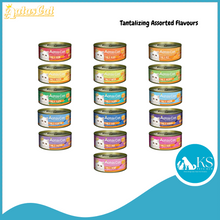 Load image into Gallery viewer, Aatas Cat Tantalizing Tuna Assorted Flavors 80g x 24 (1 Carton) (No Mix) Cat Feed