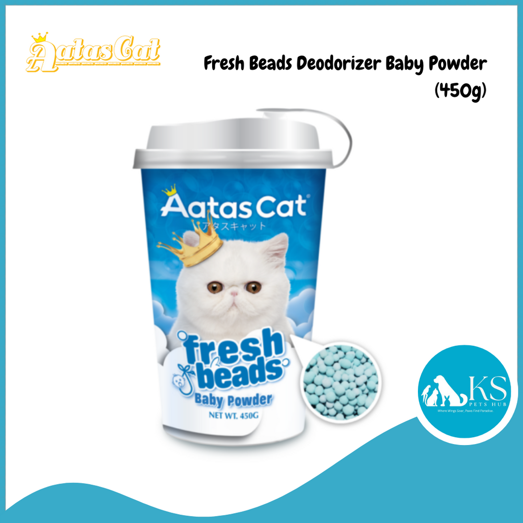 Aatas Cat Fresh Beads Deodorizer Baby Powder (450g)