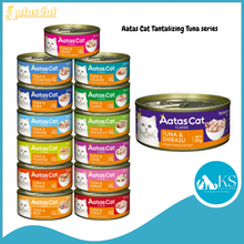 Load image into Gallery viewer, Aatas Cat Tantalizing Tuna Assorted Flavors 80g x 24 (1 Carton) (No Mix) Cat Wet Food