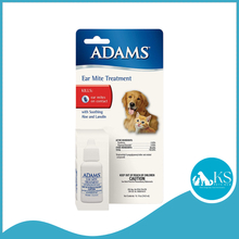 Load image into Gallery viewer, ADAMS Ear Mite Treatment 15ml For Cats &amp; Dogs