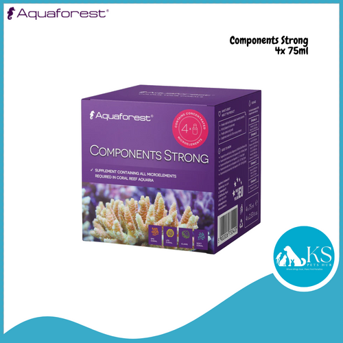 Aquaforest Components Strong (4 x 75ml) Fish & Aquatic