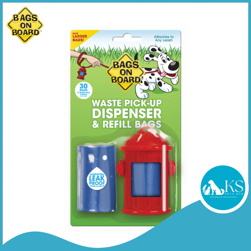 Bags On Board Fire Hydrant Waste Pick Up Bags Dispenser (30 Bags)