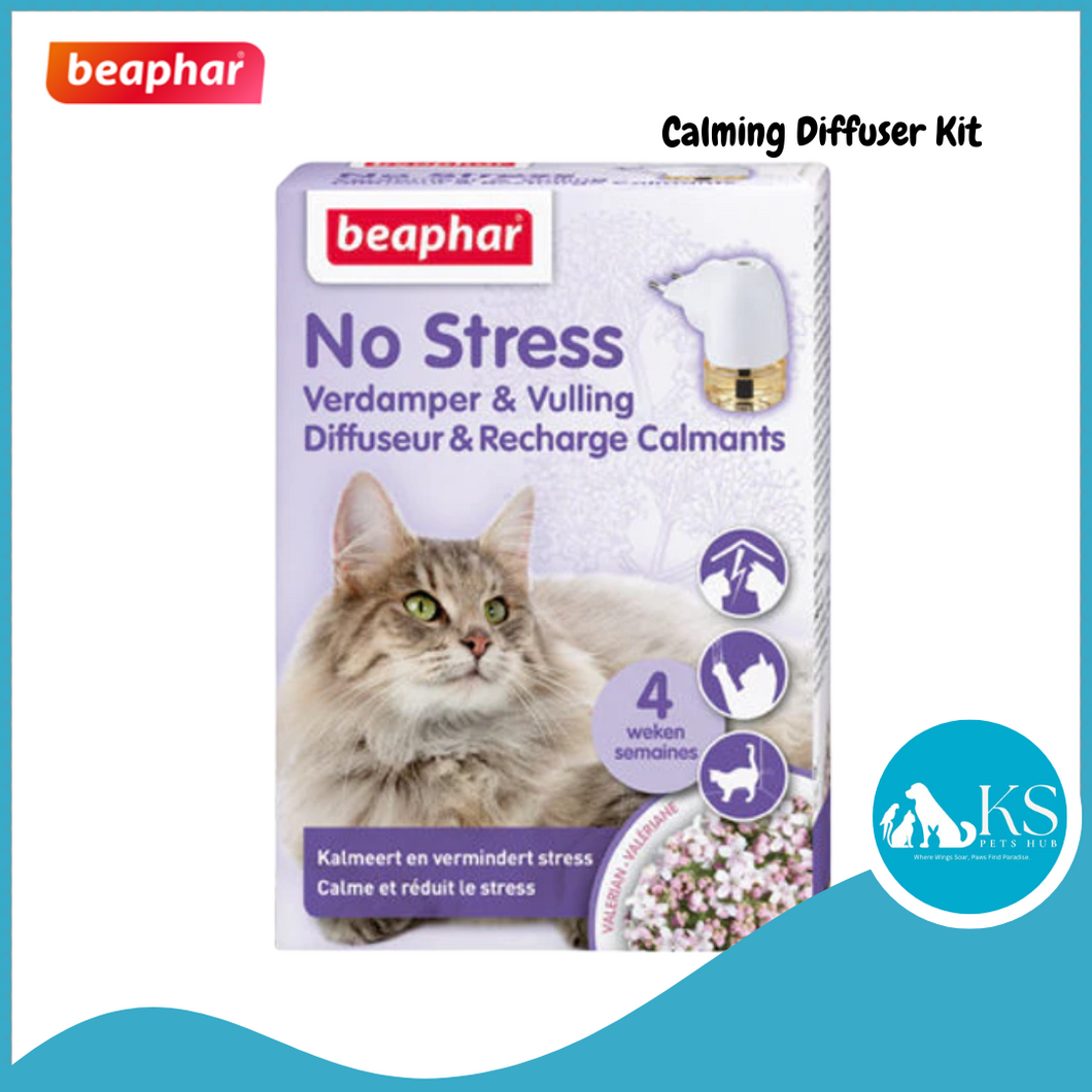 Beaphar No Stress Started Pack Home Diffuser Kit 30ml & Refill 30ml For Cats