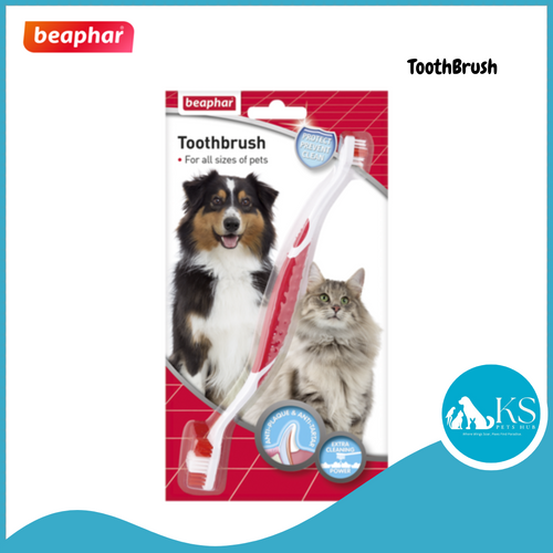Beaphar Tooth Brush For Cats Dogs Dental Hygiene Care