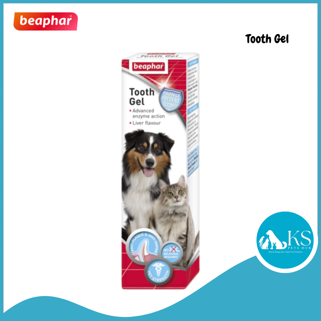 Beaphar Tooth Gel For Cats Dogs Dental Hygiene Care