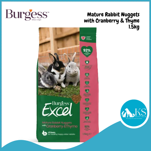 Burgess Excel Mature Rabbit with Cranberry & Thyme 1.5kg