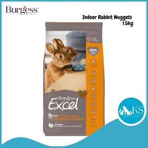 Burgess Excel Indoor Rabbit Nuggets with Dandelion & Nettle 1.5kg