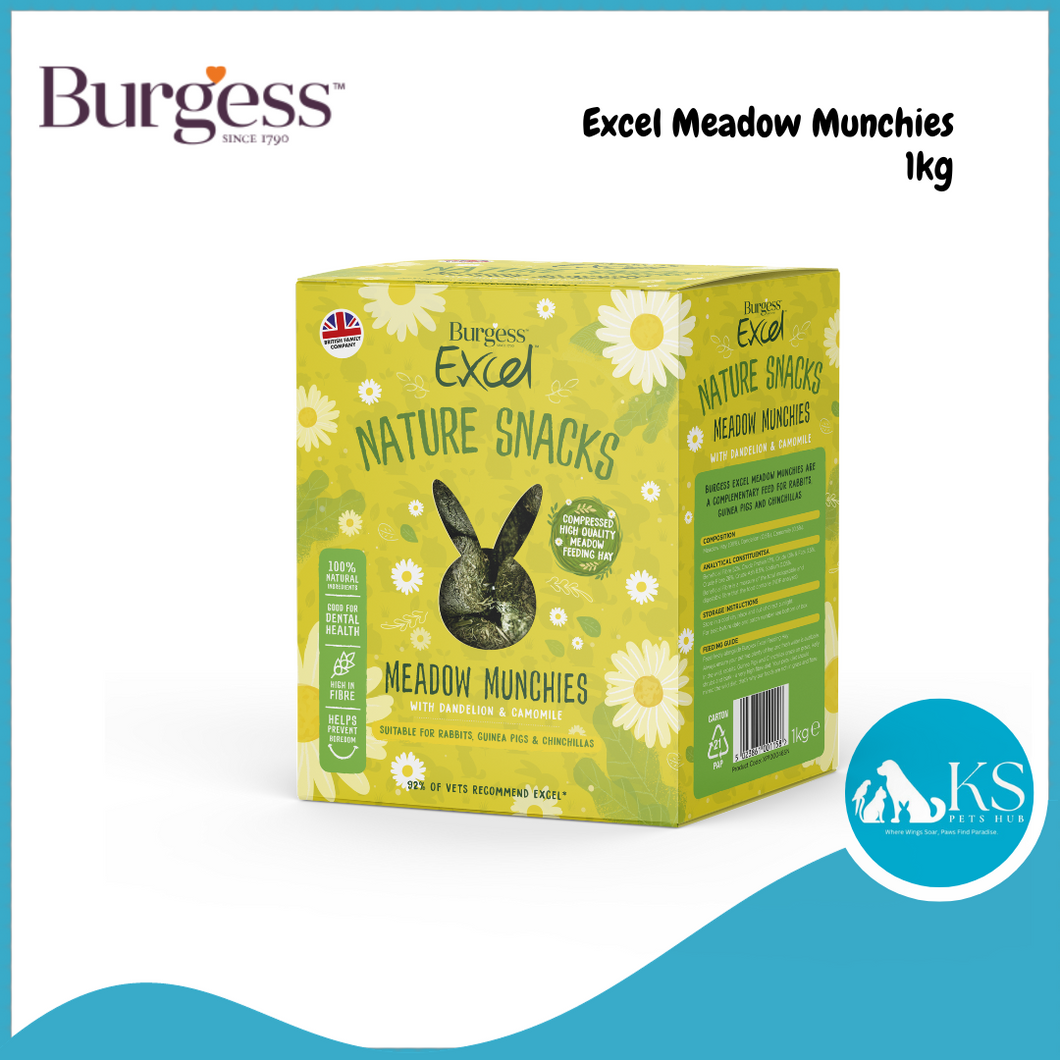 Burgess Excel Meadow Munchies 1kg