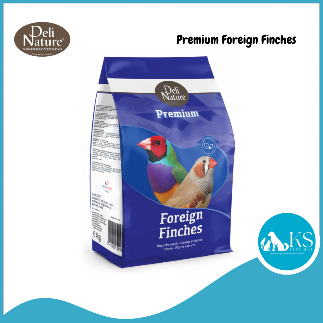 Deli Nature Premium Finches/ Canaries/ Budgies/ Lovebirds (Agapornis)/Large Parakeets/Parrots 800g/1kg Bird Feed