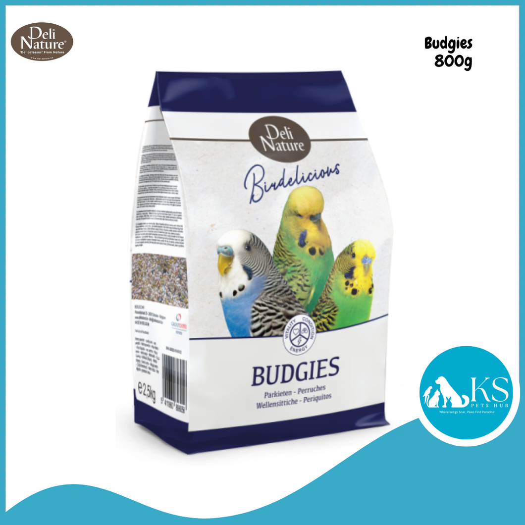 Deli Nature Birdelicious Budgies 800g / 2.5kg Bird Feed