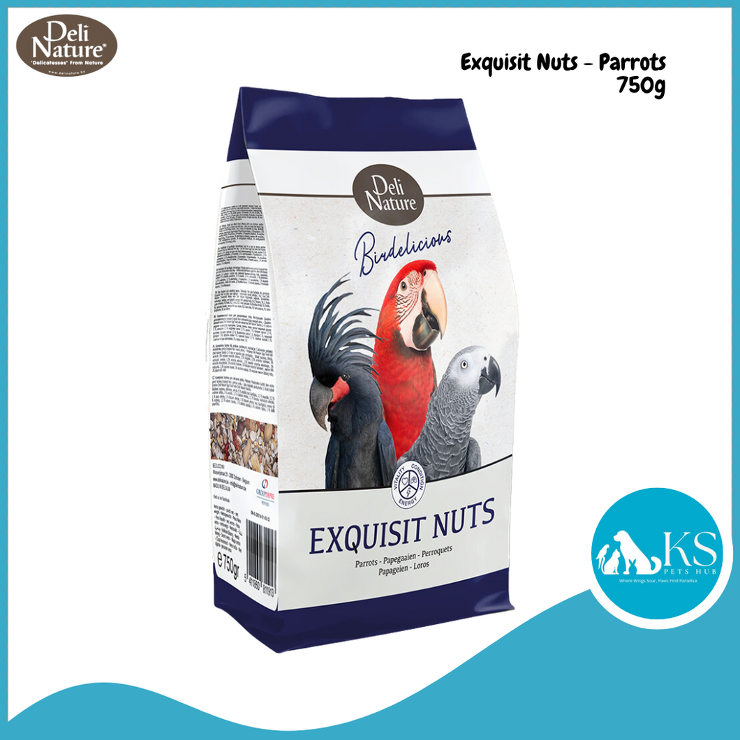 Deli Nature Birdelicious Exquisit Nuts Parrots 750g Bird Feed