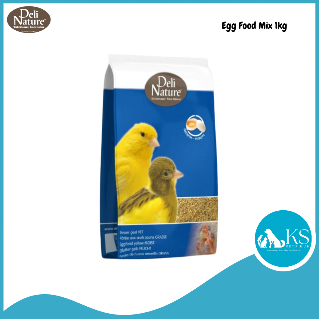 Deli Nature Egg food Yellow Moist 1kg Bird Feed