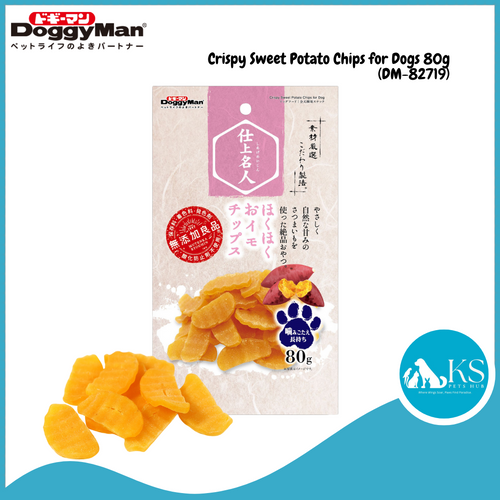 Doggyman Crispy Sweet Potato Chip For Dogs 80g