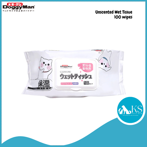 Doggyman Unscented Wet Tissue 100 wipes