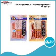 Load image into Gallery viewer, Doggyman Chicken / Fish Sausage 7 pcs (DM81355 / DM81571) Dog Treats