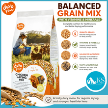 Load image into Gallery viewer, Duvo Plus Chicken Laying Mix 4.5kg  – Balanced Grain Feed with Vitamins &amp; Minerals for Healthy Hens