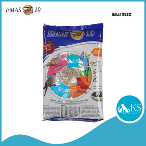 Emas 10 Mixed Millet Seeds 1kg #3320 Bird Feed